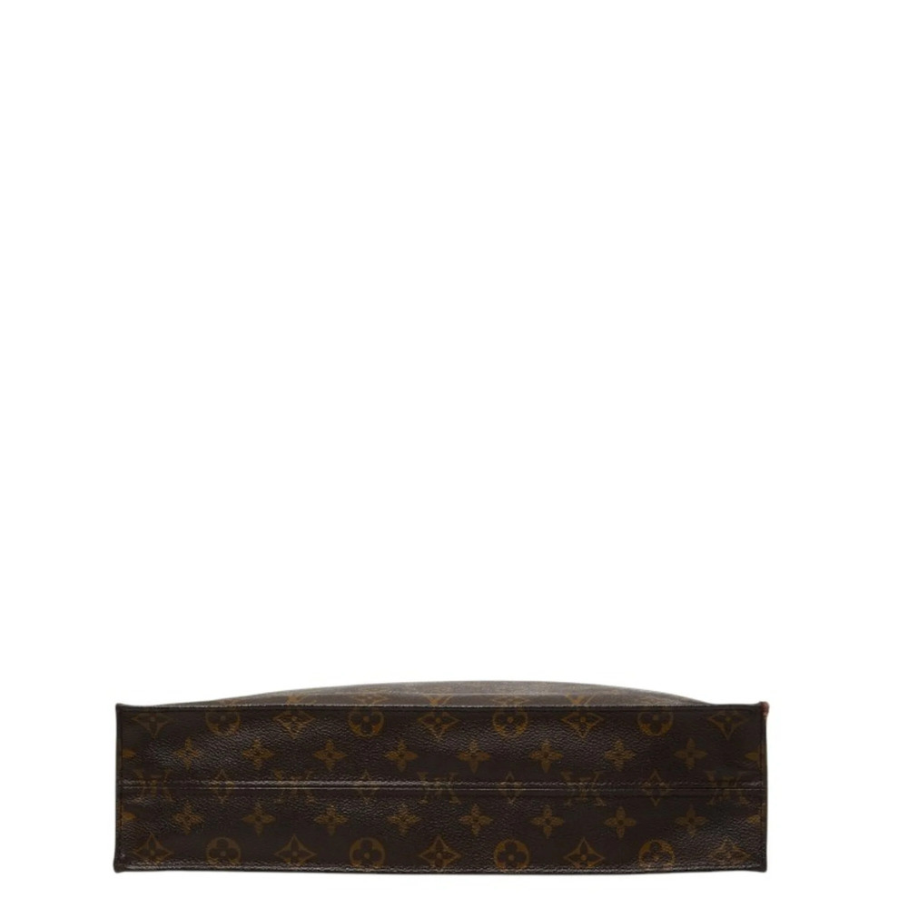 LOUIS VUITTON Brown Monogram Leather Tote Bag - Picture 3 of 12